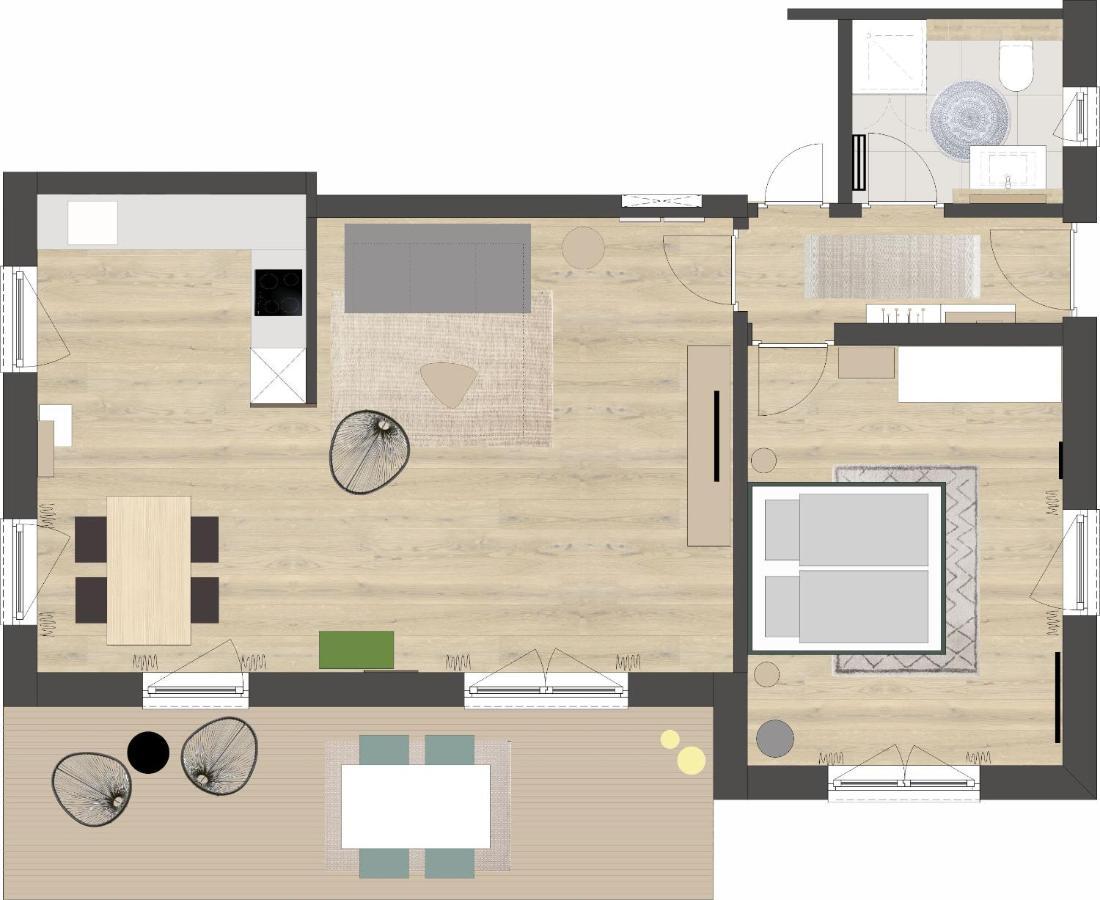 Sweet Home Apartment Ammersee - Eco-Friendly, Boxspring, Garden, Wifi Inning Exterior foto